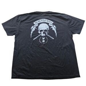 Savage Tacticians T-Shirt Shirt Memento Mori Skull Military Black Mens XL
